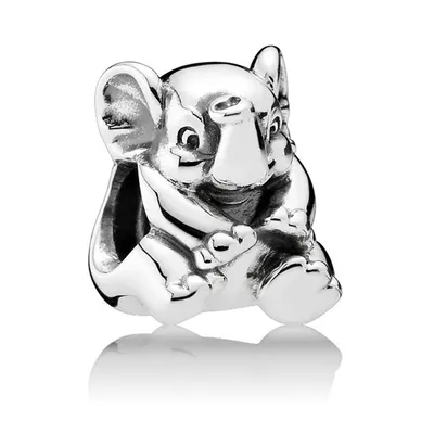 Produktbild von Pandora 791902 Charm Baby Elefant Sterling-Silber