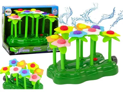 Image de Jouet d'extérieur aquatique : fleurs, arroseur et fontaine pour enfants avec éclairage
