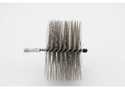 Produktbild von Rohrbürste rund - M12 - Ø 150 mm - 0,60 mm - Stahl glatt