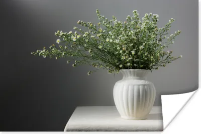 Produktbild von MuchoWow® Poster Stilleben - Vase - Blumen 60x40 cm - Schlafzimmerdekoration