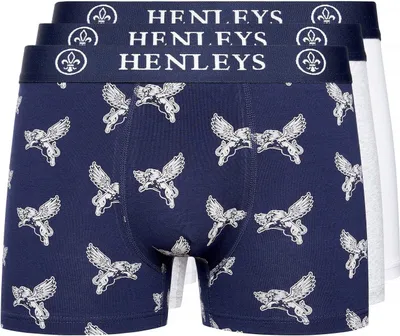 Produktbild von Henleys - "Lionwing" Boxershorts für Herren(3er-Pack) BG1330 (XL) (Bunt)
