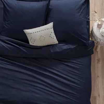 Immagine prodotto di Bettdeckenbezug aus Baumwolle - tintenblau 240x220 cm - Atmosphera interior designer
