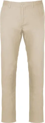 Image de Kariban - Pantalon chino pour homme PC8083 (44R) (beige)