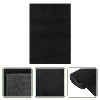 Produktbild von The Living Store Teppich Waschbar Flauschig Kurzflor 160x230 Rutschfest Schwarz