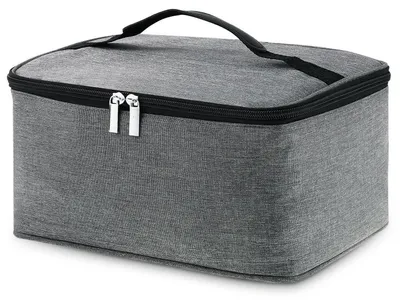 Productafbeelding van Koeltas 6 liter, grijs. Draagbare isolatietas voor lunchbox, picknick en reizen