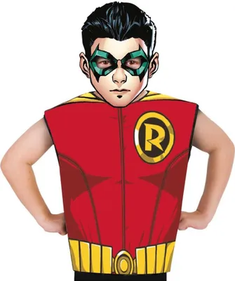 Produktbild von Robin Kostüm-Set für Kinder (Shirt & Maske) 3-6 Jahre