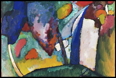 Obrázok produktu pre Plakát 91,5 x 61 cm Vodopád, Wassily Kandinsky. Vintage do Salonu