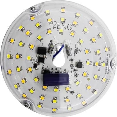 Obrázok produktu pre náhradné svetlo LED pre 4-palcové stropné ventilátory, 15 W, 3CCT, 3000 K, 4000 K, 6000 K, 3 farby, stmievateľné, okrúhle, súprava na dodatočnú montáž, 230 V