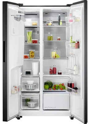 Produktbild von AEG 9000 MultiChill 0° / Side by Side Kühlschrank / 1770 mm / 572 L / NoFrost ORX9V351DB Black VCM