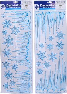 Produktbild von Fensterdekoration 21 x 60 cm Glitzer WEIHNACHTEN
