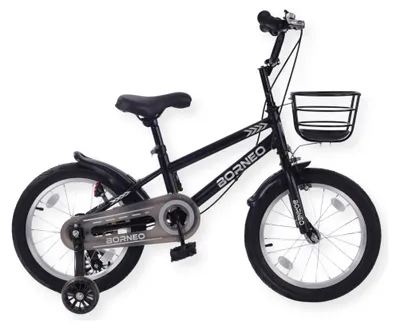 Produktbild von Buxibo - Kinderfahrrad für Jungen - Borneo - 16 Zoll - Schwarz