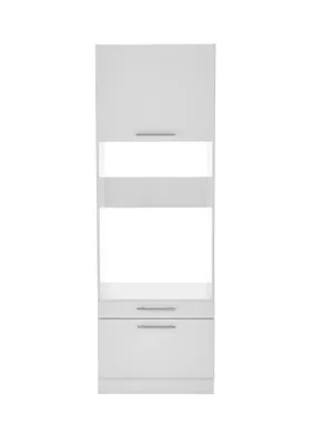 Produktbild von Waschmaschinenschrank Trockner Schrank Hochschrank 185 cm Weiß Clara Respekta