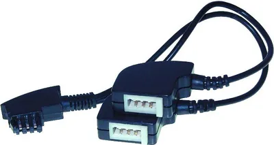 Produktbild von TAE F-Stecker / 2 TAE F-Kupplungen 0,2m