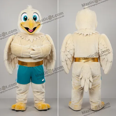 Productafbeelding van Creamkleurige Vulture Mascotte MASTICOT