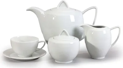 Produktbild von Thun 1794 Teeservice, tschechisches Porzellan, Lea, weiß, Thun, 15 d.