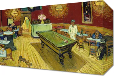 Produktbild von Bild 30x20cm Das Nachtcafé, Van Gogh Vintage für das Wohnzimmer