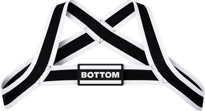 Image de Barcode Berlin - Partywear Homme - Harness BOTTOM Black-White - 1x Taille M