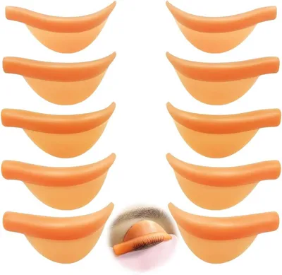 Imagen del producto de Almohadillas de silicona para lifting de pestañas, 10 unidades, reutilizables, para permanente de pestañas
