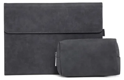 Produktbild von INF Lammleder TPU Schutzhülle 29.5cm x 21cm mit Ständer für Pendler, 2-teilig