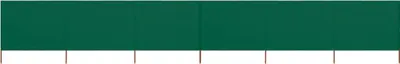 Obrázek produktu pro 6dílná zástěna proti větru látková 800 x 120 cm zelená