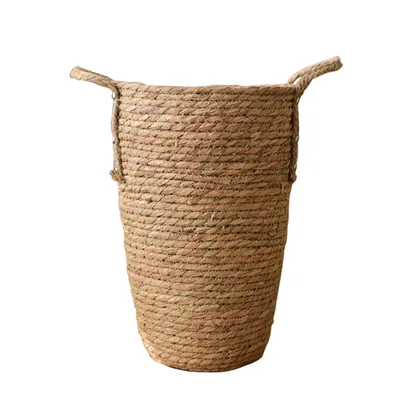 Obrázok produktu pre Tkané kvetinové koše, Tkané slamené koše, Váza ozdoby, Prútené kvetináče, Sušené kvety prútené kvetináče