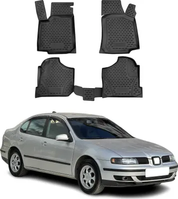 Imagen del producto de Alfombrillas para el suelo del Seat Toledo (1998-2004), de goma termoplástica (TPE), color , juego de 4 piezas