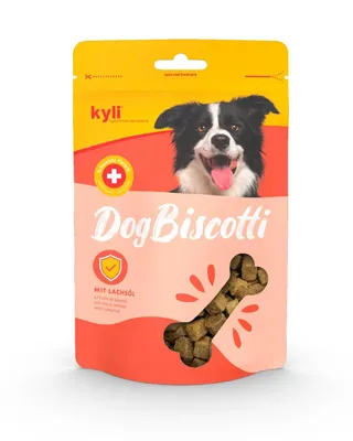 Produktbild von kyli DogBiscotti mit Lachsöl 200g