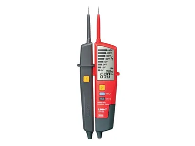 Productafbeelding van UNI-T testapparaat UT18D, extreem robuust, IP65, CAT IV, 600V, voor elektriciens, afmetingen 272x85x31mm