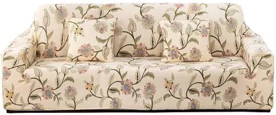 Productafbeelding van Famanu Sofahoesje, moderne meubelbeschermer - bloemenprint - stretch design
