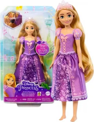 Zdjęcie produktu dla MATTEL | Disney Princess Lalka Roszpunka - Interaktywna - Śpiewa po włosku - Magiczne przygody