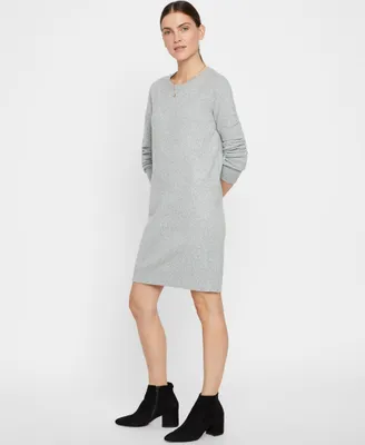 Produktbild von Vero Moda VMDOFFY LS O-NECK DRESS GA NOOS Light Grey Melange L