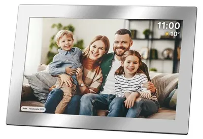Image de Kruger&Matz cadre photo numérique FRAMEO Wi-Fi 10,1" panneau miroir de haute qualité