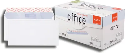 Produktbild von Elco Office C5/6 DL - C6/C5 (114 x 229 mm) - Weiß - 80 g/m² - 114 mm - 229 mm - 200 Stück(e)