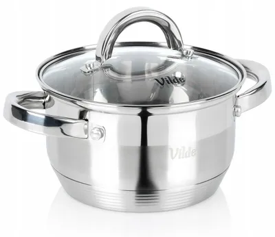Produktbild von Traditioneller Stahltopf mit Deckel zum Kochen und Schmoren, 16 cm, 1,5 l