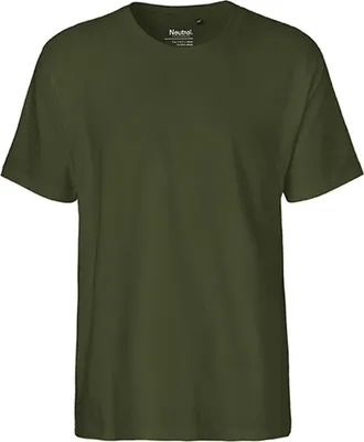 Produktbild von Neutral O60001 | Herren Classic T-Shirt / 100% Fairtrade Baumwolle - Farbe: Military - Größe: M