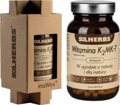 Produktbild von SOLHERBS Vitamin K2 MK-7 60 Kapseln