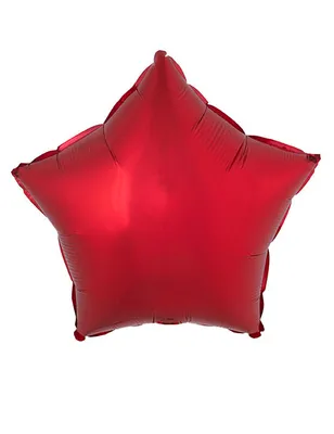 Image de Ballon étoile rouge 53 x 46 cm - taille unique