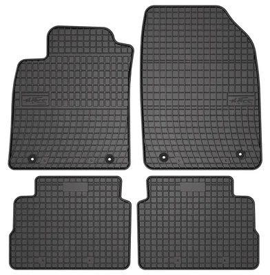Zdjęcie produktu dla Dywaniki gumowe do Opel Vectra C 2002-2008 (liftback/hatchback/sedan) – 4 szt., czarne, dopasowane – Wielganizator SolidPRO