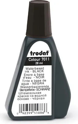 Image de trodat Stempelfarbe schwarz 28ML 7011/SB