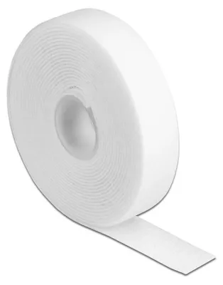 Obrázok produktu pre DeLOCK 18380, Káblová príchytka so suchým zipsom, Biela, 3000 mm, 20 mm, 1 kusov