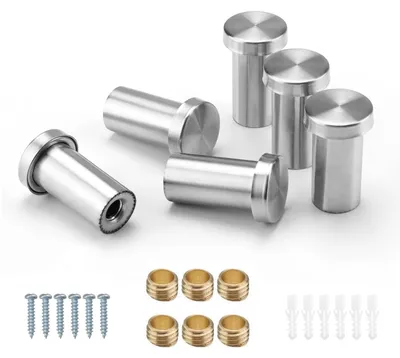 Produktbild von Kleiderhaken, 6 Edelstahlhaken, Badezimmerhaken, Wandhaken, Edelstahl-Kleiderhaken, Handtuchhaken für Küche, Bad, Arbeitszimmer und Schlafzimmer