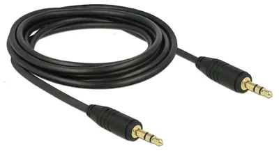 Produktbild von DeLOCK 3m 3.5mm M/M, 3.5mm, Männlich, 3.5mm, Männlich, 3 m, Schwarz