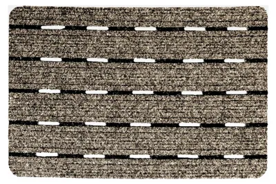 Produktbild von Fußmatte für den Außenbereich - Schmutzfangmatte strapazierfähig - Rutschfeste Türmatte - 40x60 cm beige