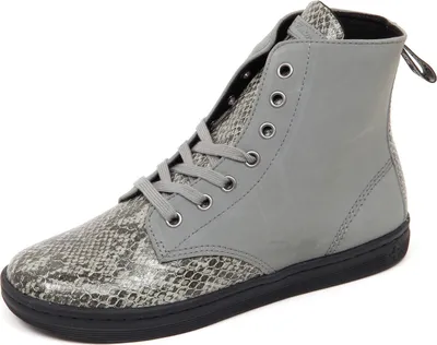 Produktbild von D1666 sneaker donna DR MARTENS SCRATCHED GREY Schuh Frau