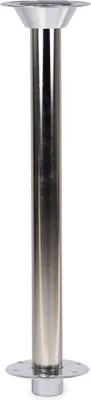 Produktbild von Tischfuß Komplettset Höhe 70 cm, Tischbein abnehmbar, inkl. Basis für Einbau und Tischunterteil