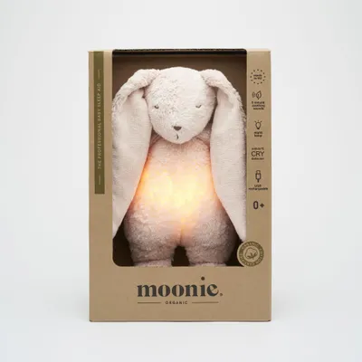 Produktbild von Moonie 2.0 Rose - Organic Humming Bunny With A Lamp
