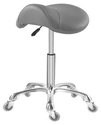 Image de Chaise de massage réglable sur roulettes, idéale pour les salons de massage