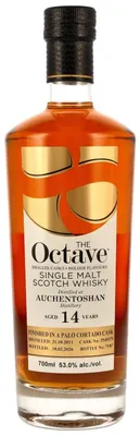 Produktbild von Auchentoshan 14 Jahre - 2011/2026 - Palo Cortado Cask Finish - Duncan Taylor Octave #3549375 - Lowland Single Malt Scotch Whisky