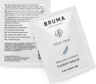 Immagine prodotto di Bruma Aloe Vera – gel lubrificante naturale (6 ml)