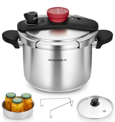 Produktbild von KOCH SYSTEME CS Schnellkochtopf-Set, 6 l